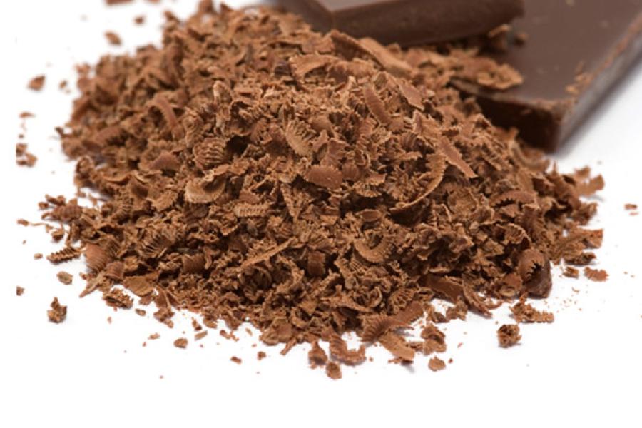 Chocolate rallado.