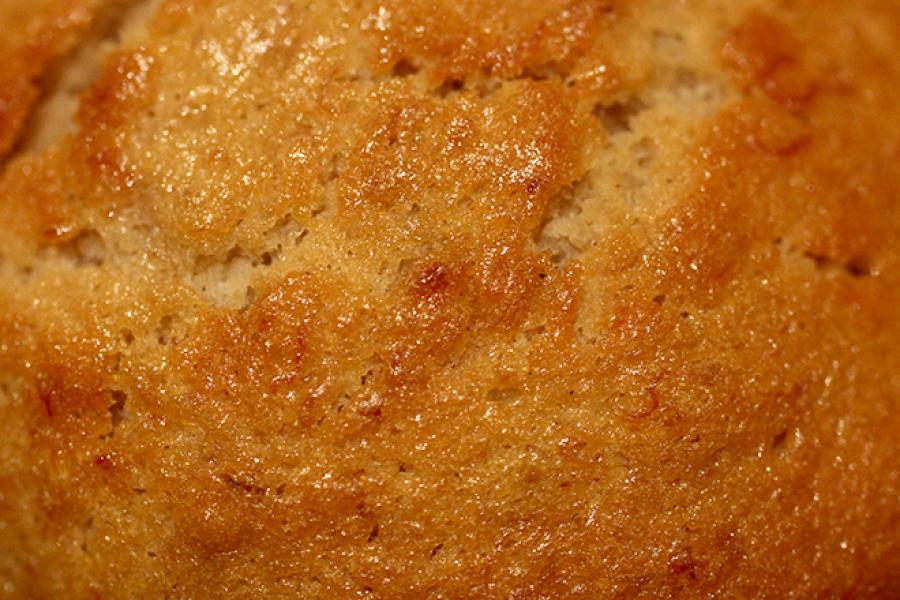 Muffind de plátano y nueces.