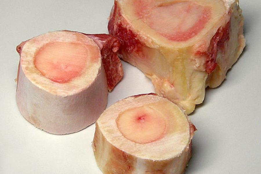 Huesos de caña para caldo.