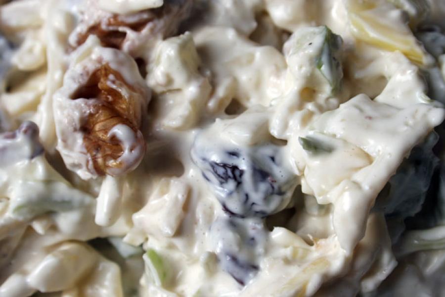 Ensalada Waldorf.