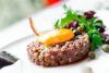 Steak tartare.