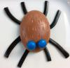 Araña de chocolate y regaliz.