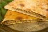 Pan relleno de la India.